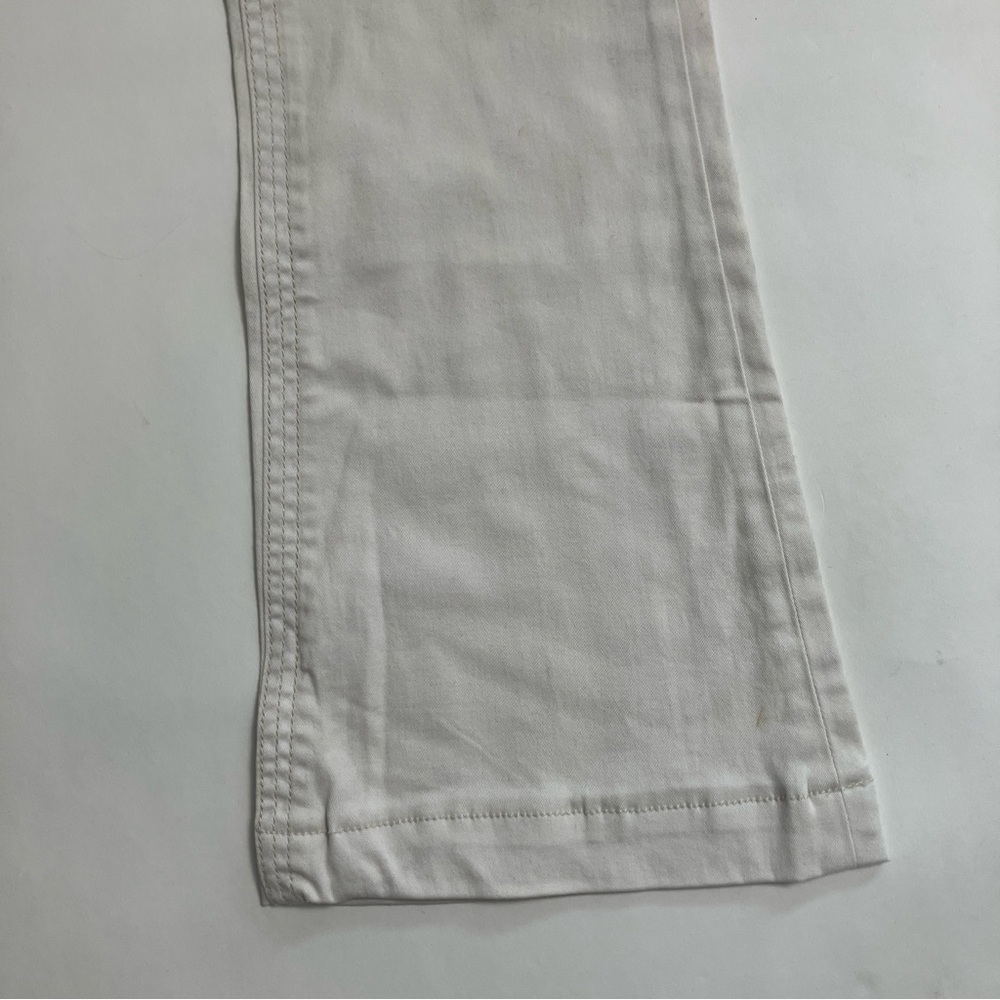 FREE PEOPLE white denim crop flare jeans NWT - Picture 2 of 6